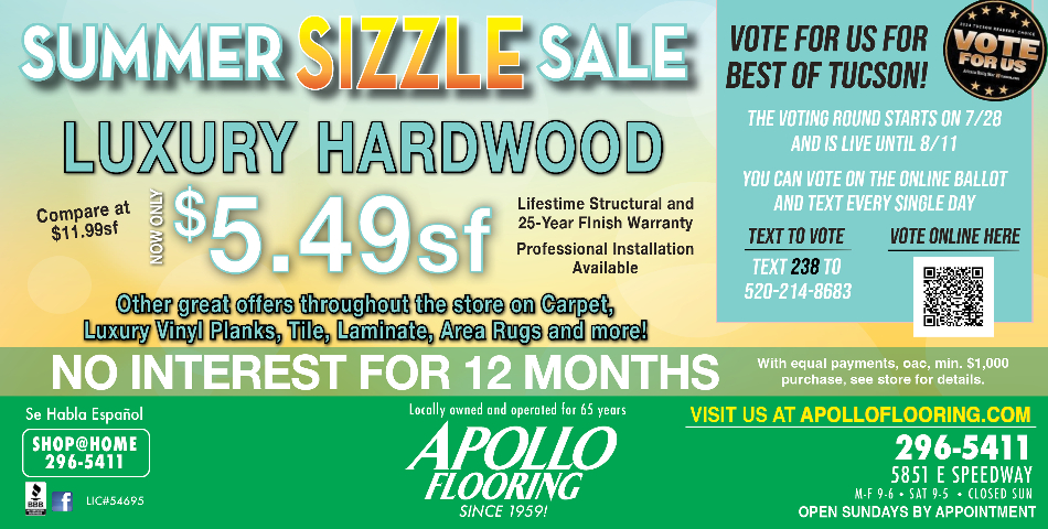 Apollo Flooring Summer Sale